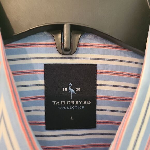 Tailorbyrd striped long sleeve button down - Picture 2 of 6